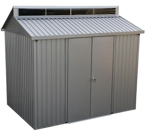 Ezooza Haus aus Aluminium 8'x6' Duramax 263 x 182 x 230,5 cm Farbe Grau