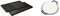 Enders® GUSS-WENDEPLATTE 1/2 7893 Boston 4, Schwarz/Grau & ® SWITCH GRID Pizzastein, Halter aus Gusseisen, für Enders® Gasgrill mit Rost-in-Rost System, Grill-Rost-Zubehör, #7790
