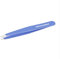 TWEEZERMAN Pinzette (Handgeschliffene Schräge Spitzen, Augenbrauen zupfen, Profi-Qualität, Rostfreier Edelstahl), Lapis Blue