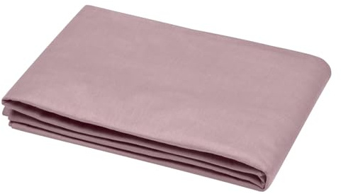 Lovely Casa - Bettlaken – Größe 180 x 290 cm – 100% Baumwolle Zertifiziert nach Öko-Tex – Farbe Altrosa – Modell Eden – Bettwäsche für Haus – weich und bequem für kuschelige Nestchen
