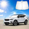 Ruiya Parasol para Parabrisas Delantero Compatible con Volvo XC40 Recharge 2018-2024 2025 Parasol Coche Delantero Anti UV Rayos Parabrisas de Coche Parasol Protección Solar para XC40 Accesorios