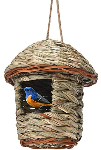 Casiler Nid D'oiseau De Paille Perroqueter L'éclosion De Graminées Grasse Jardin des Oiseaux De l'herbe Homosexuelle Nid D'oiseau pour Pelouse