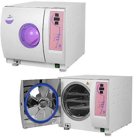 BONEW - Oral Autoklav Vollautomatischer Desinfektor Klasse N 16L/18L/23L Hochdruck Hochtemperatur Dampf Autoklav Digitalanzeige Vakuum Edelstahl (18L)