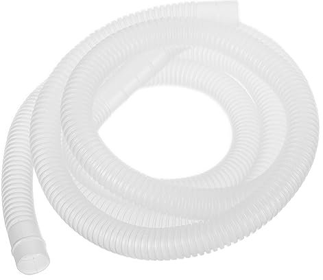QUARKZMAN 0.73 Pulgadas Plástico Drenaje Manguera Tubería x 1uds Plástico Flexible Extensible Agua Manguera Tubería para Aire Acondicionador, [Blanco]