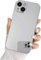 JANDM iPhone 15 Plus Glossy Hard Mirror Silver Plating Cute Women Girls Makeup Mirror Shockproof Camera Full Protection Case