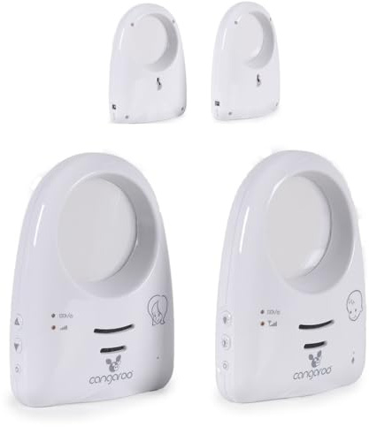 Cangaroo Babyphone Harmony, Nachtlicht, 2-Wege-Kommunikation, Lautstärkeregelung weiß