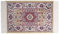 SaRani Tappeto Classico Orientale Frange Oro Arredamento Blu Bordeaux Verde (40x60 cm, Oro)