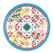 Guzzini - Assiette plate en mélamine, couleurs diverses, ''FLOWER&LEMON''