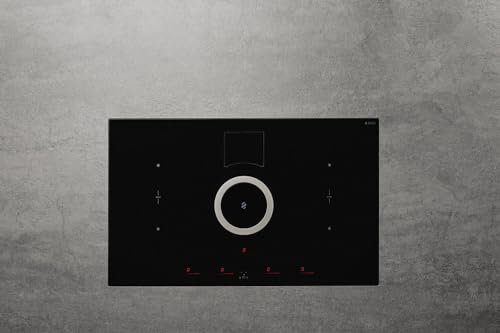 Elica NT-SWITCH BG RC 83cm Venting Induction Hob - Black - For Recirculating Ventilation