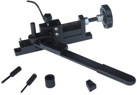 GEMTO MUB-1 Mini-Rundformbiegemaschine, manuelle Biegemaschine Universal-Winkelbieger-Rohrbiegemaschine Draht Flaches Winkelbieger Metall Biegegerät DIY Rohrbiegemaschine Biegemaschine