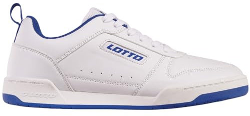 Lotto Herren TOCO BC XL Men Sneaker, White/Blue, 47 EU