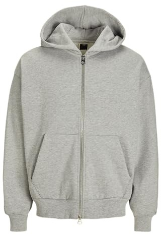 JACK & JONES Herren Jcoblanks Heavy Sweat Zip Hood