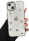 EYZUTAK Case for iPhone 15, Bling Glitter 3D Stars Phone Case Cute Sparkly Crystal Clear Star Aesthetic Design Case Slim Soft Durable TPU Transparent Protective Cover for Women Girls - Star