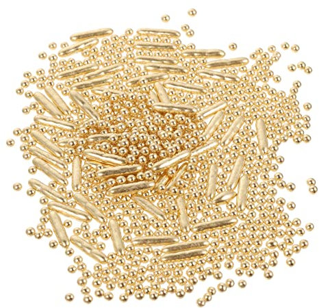 VILLFUL 1packung Goldene Metal Streusel Für Kuchen Edle Dekoration Für Hochzeiten Geburtstagsfeiern Und Glänzende Streudeko Für Und Torten Langlebig Und Farbecht