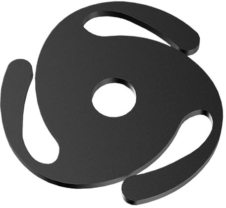 Adattatore per dischi in alluminio solido, 3 pezzi, foglio di conversione in alluminio solido da 45 giri/min, parti per giradischi Technics, adattatori multifunzionali per mandrino di registrazione 37