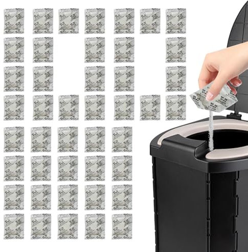 100X Tragbares Toilettengel, Urin Absorbierendes Pulver, Geruchsentferner Pipi Pulver, Tragbares, Stark Wasserabsorbierendes Kot Und Urin Absorptionsgel Für Camping, Urinfestiger Für Haustiere
