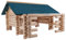 CABANE EVO Le Garage - Jouet de Construction en Bois Ludique et Éducatif de 90 Pièces pour Enfants - Encourager l'Imagination et Le Développement des Compétences, à partir de 3 Ans