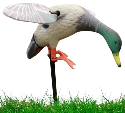 Der Entenköder für Kanalenenten, Drehbewegung mit Fernbedienung, flexibler Entenköder für die Jagd, realistischer schwimmender Köder für eine Anziehungskraft von Enten