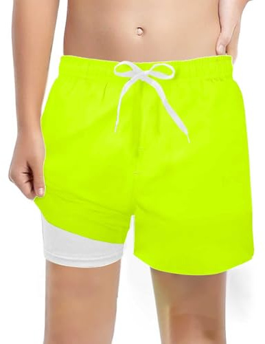 Beichwtd Schwimmhose Jungen Strand Badeshorts Verstellbarem Boardshorts Schnelltrocknend Schwimmhose Regular Fit Badepants Mit Taschen Shorts