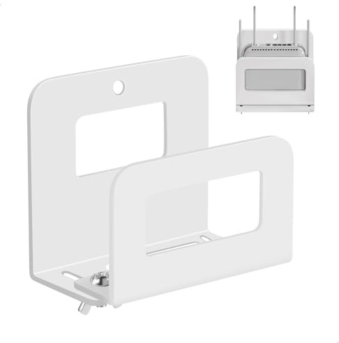 mimzemamz Cache Box Internet Etagere Pour Decodeur Boite Cache Cable Support Multifonctionnel Réglable Pour Routeur,Multiprise et Wifi,Convient Pour D'Autres Scènes Comme les Salons et les Chambres.