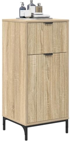 vidaXL Bathroom Cabinet Sonoma Oak 39.5 x 36 x 88 cm