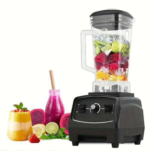 Juicer,High Power Blender Smoothie Maker - Juicer And Food Processor, For Ice Smoothies, Milkshakes, Salsas, Ice Cream, Hot Soups - Juicing/Blending/Cooking Machine