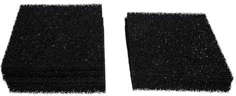 KAJNBN Filtri ai Carboni Attivi in Fibre Nere per Pattumiera 10 Pezzi Assorbitori Odori Pad Deodoranti Antiodore Efficaci per Casa e Ufficio