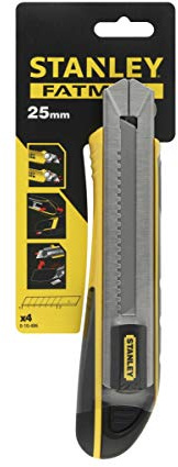 10-486 - Cuttermesser mit einziehbarer Klinge, FatMax®, Abbrechklingen, 25mm, weicher Griffbereich