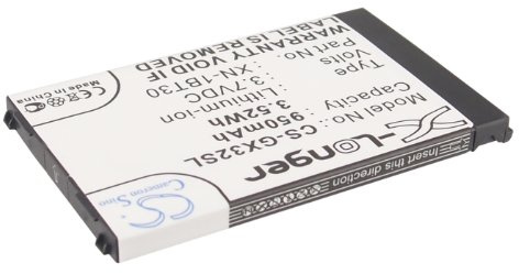 Battery for Sharp GX30, 3.7V, 780mAh, Li-ion