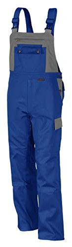 Qualitex - Latzhose Image MG 300 2-F - mehrere Farben 50,Kornblau/HELLGRAU