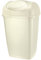 Swing Top Dustbin - 50L - Cream