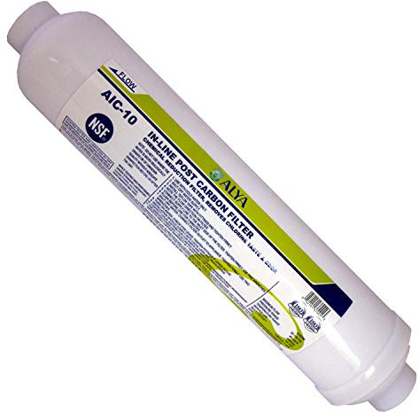 LASCO 37-1821 Ice Maker Inline Filter with 1/4-Inch Compression Connection, 2-Inch x 10-Inch