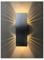 SpiceLED Wandleuchte | ShineLED-30 | 2x15W Warmweiß | hell silbernes Gehäuse | Schatteneffekt | High-Power LED Wandlampe dimmbar