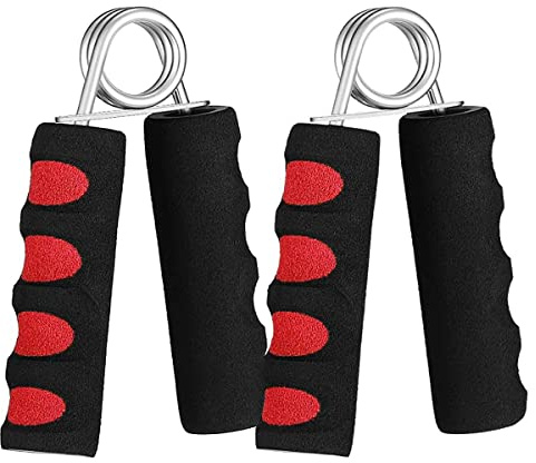 BOOMIBOO 2 Pack Handle Holder, Finger Clamp, Hand Soft Foam Manual Exerciser - Rapid Increase of Wrist, Forearm and Finger Strength Exercise Equipment