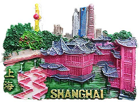 3D Jiuqu Brücke von Shanghai China Kühlschrankmagnet, Home & Kitchen Dekoration magnetischen Aufkleber Shanghai China Kühlschrank Magnet Reise Souvenir Geschenk