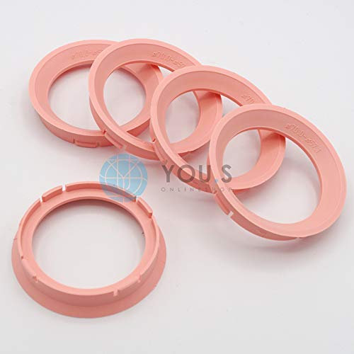 5 x YOU.S ORIGINAL ZENTRIERRINGE DISTANZRING für ALUFELGEN Z16 70,0-57,1 mm Alutec Anzio Rial