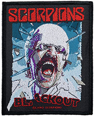 Scorpions Blackout Aufnäher Patch Gewebt & Lizenziert !!