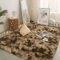YCDZ Tapis Imprimé Tie-dye, Tapis En Laine De Soie, Velours PV, Salon, Salle D'étude, Tapis De Chambre De Chevet (Braun,80 x 200 cm)