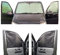 Fensterrollo-Set Kombatibel Mit Citroen Berlingo XL (2018-Date)(Komplettset XLWB + Heckklappe mit zu öffnendem Fenster) Rückenfarbe in Anthrazit, Reversibel und Thermisch
