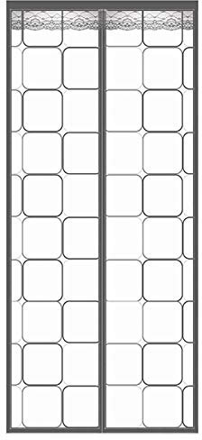 Tenda Termica Isolante 110x200CM, Impermeabile Termica e Isolante Zanzariera Magnetica Punch Gratuito, Animali Domestici, per Balcone, Garage Porte - A