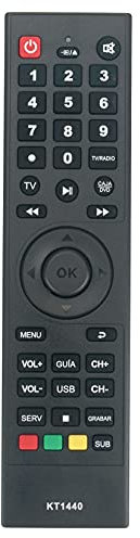 VINABTY KT1440 Reemplazo de Control Remoto Apto para Haier Panda ATEC DTV Gelec Soyea CRT TV
