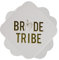 Tischuntersetzer mit englischer Aufschrift „12 Bride Tribe'' mit Finger, goldfarben