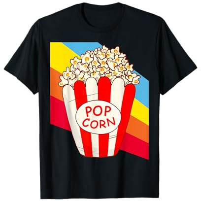 Popcorn Fast Food Imbiss Getränk T-Shirt
