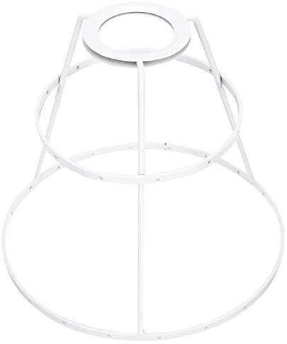 ibasenice Trommelring-Lampenschirm Tischlampe Lampenschirm Horn Halterung Eisen Lampenschirm Rahmen Praktische Lampenschirm Halterung DIY Tischlampenhalterung Pendelleuchte