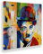 Giallobus - Gemälde - Charlie Chaplin - Leinwand mit Standardrahmen - 35L x 35l cm - Bereit zum Aufhängen - Moderne Gemälde