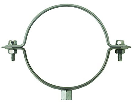 Scell-it Collier Gouttière M8 pour Diamètre Tube Diam.100 Argent
