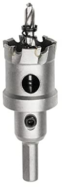Meccion Broca Cortadora de Agujeros de Metal, Cortador Orificio con Punta de T.C.T Carburo de Tungsteno para Chapa de Acero Inoxidable, Metal, Aleación, Hierro, Madera (29mm)
