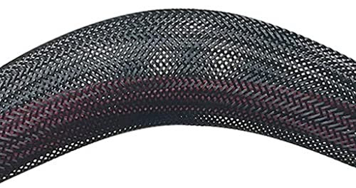 Expandable Braided Sleeving Black, Insulated Braid Sleeving Wire Cable Protection Expandable Cable Sleeve Wire Gland (Color : 10M, Size : 40 mm)