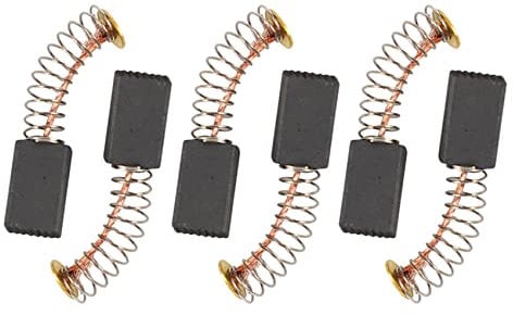 Kliplinc 6 Pcs 5mm X 8mm X 13mm Carbon Brushes for Angle Grinder Orbital Sander