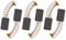 Kliplinc 6 Pcs 5mm X 8mm X 13mm Carbon Brushes for Angle Grinder Orbital Sander